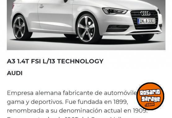 Autos - Audi A3 8v 1.4t fsi L/13 techn 2013 Nafta 150000Km - En Venta