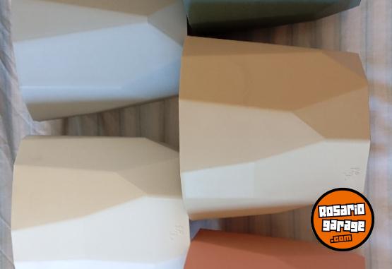 Hogar - macetas facetadas N16 y N20 + bolsa perlitas sustrato tierra fertil - En Venta