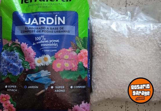 Hogar - macetas facetadas N16 y N20 + bolsa perlitas sustrato tierra fertil - En Venta