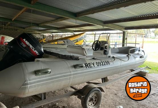 Embarcaciones - Semirrigido kiel 5.6 con mercury 75 hp - En Venta