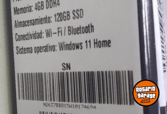 Informtica - PERMUTO O VENDO Notebook Gfast 15,6 Intel Celeron 4Gb 120Gb Ssd N-150-w I4120w - En Venta