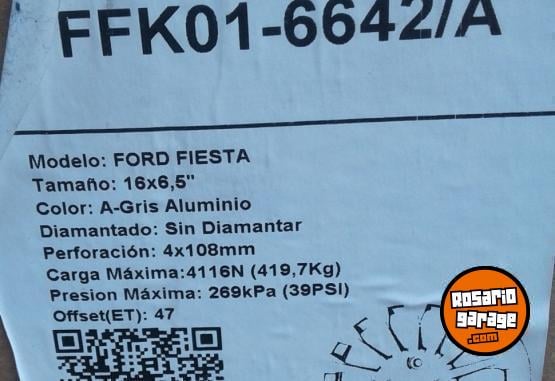 Accesorios para Autos - Llanta original Fiesta Kinetic - En Venta