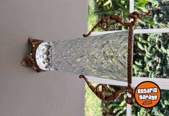 Hogar - Antigedades cristal con detalles en bronce - En Venta