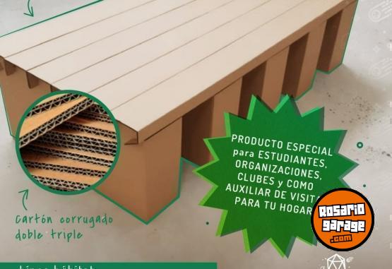 Hogar - Cama 1 plaza de cartn - En Venta