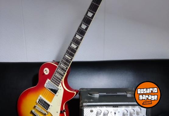Instrumentos Musicales - Guitarra Jay Turser JT-220D-CS Les Paul - Como Nueva! - En Venta