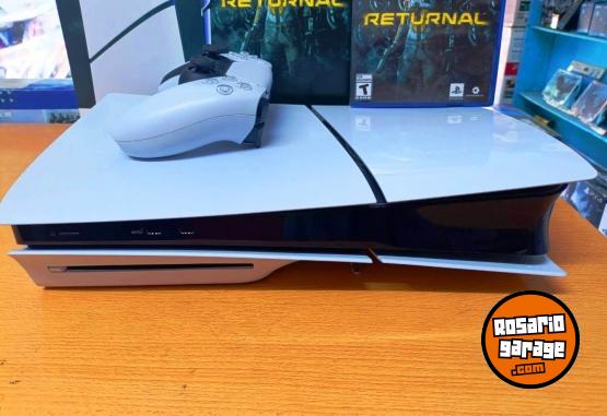 Electrónica - Sony Playstation 5 Slim - 1TB SSD de ultra alta velocidad + 6 juegos - En Venta