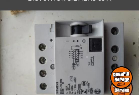 Herramientas - disyuntor 125 A  schneider y Siemens 63A - En Venta
