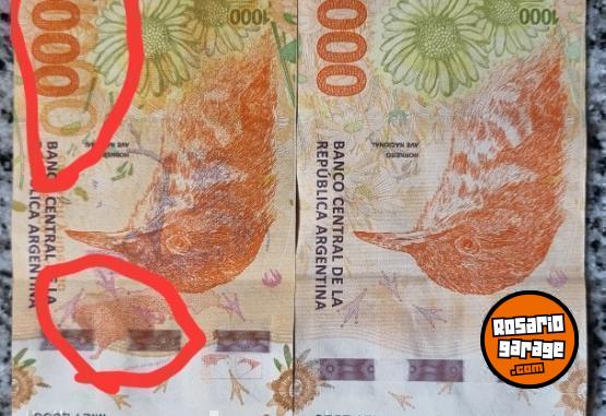 Otros - Billete de mil pesos - En Venta