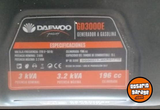 Herramientas - Generador Daewoo 3.2 kva - En Venta
