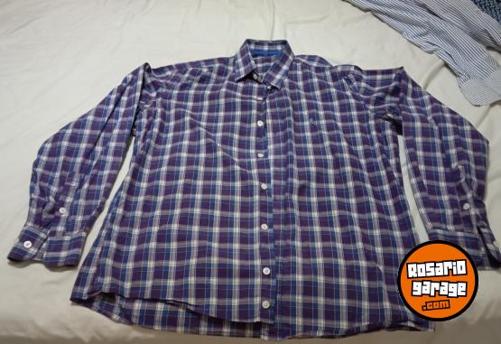 Indumentaria - LIQUIDO 10 camisas 1 par de zapatos 1 bermuda batistella reffans A+ benetton tannery - En Venta