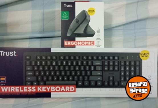 Informática - Combo Teclado y Mouse Vertical Trust Inalámbrico - En Venta