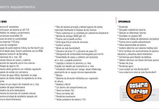 Embarcaciones - Volans GR3 equipada con Motor Mercury 250 hp - En Venta