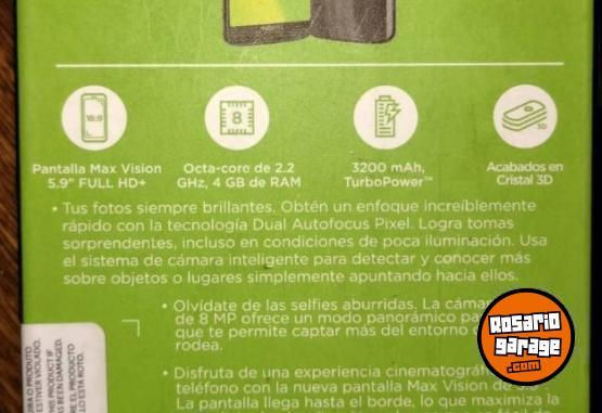 Telefonía - Motorola G6 PLUS - En Venta