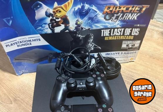 Electr�nica - PlayStation 4 Slim Negro - En Venta