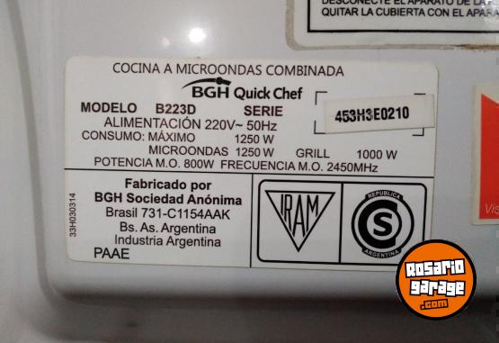 Hogar - Horno Microondas BGH Quick Chef 23 Litros c/ Grill - En Venta