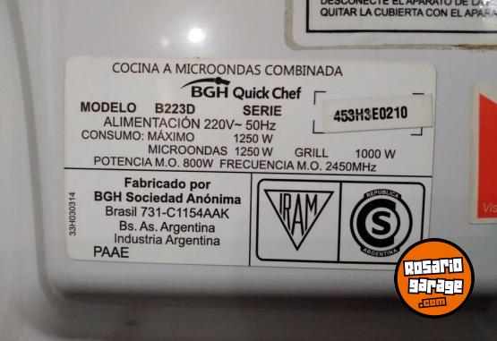 Hogar - Horno Microondas BGH Quick Chef 23 Litros c/ Grill - En Venta