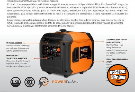 Herramientas - GENERADOR INVERTER "GENERAC" - En Venta