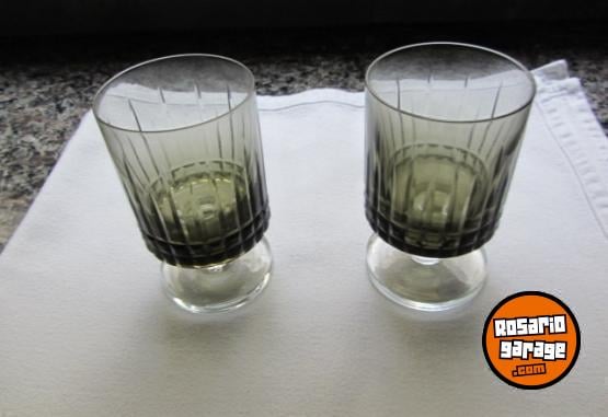 Hogar - 11 COPAS DE CRISTAL TALLADO PARA VINO - En Venta