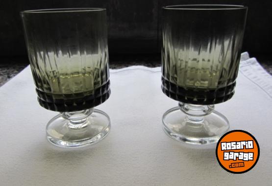 Hogar - 11 COPAS DE CRISTAL TALLADO PARA VINO - En Venta