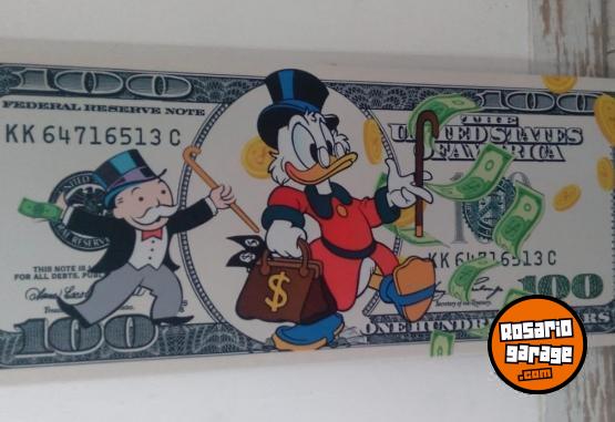 Hogar - Cuadros Artsticos Dolar 90x40cm,*en lienzo listos para colgar*Rosario y zona - En Venta