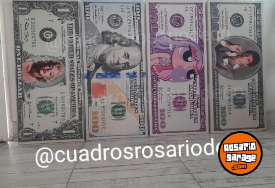 Hogar - Cuadros Artsticos Dolar 90x40cm,*en lienzo listos para colgar*Rosario y zona - En Venta