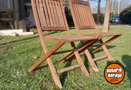 Hogar - LIQUIDO 2 SILLAS PEGABLES DE MADERA - En Venta