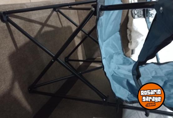 Hogar - Silla Plegable Con Funda Color Azul de 90 Cm - En Venta