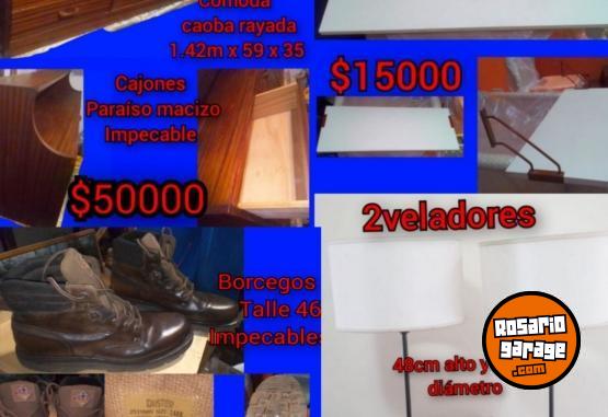 Hogar - Vendo comoda,espejo ,estantes, valijas,sillita auto, sillita para comer,3 hermosos cuadros 1 repisa 4 sillas pl�sticas y varias cosas ver fotos y descripci�n - En Venta