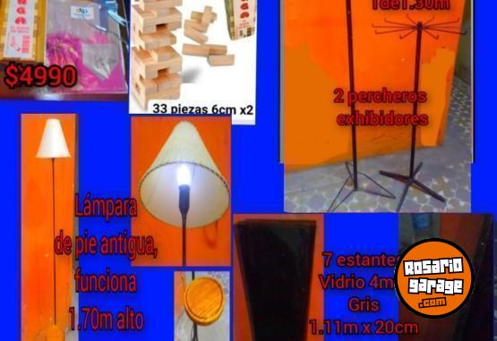 Hogar - Vendo , camas, lámparas de pie,espejo ,estantes, valijas,sillita auto, sillita para comer,3 hermosos cuadros 1 repisa 4 sillas plásticas y varias cosas ver fotos y descripción - En Venta