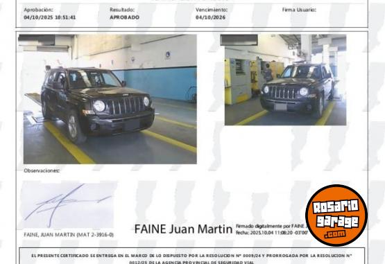 Camionetas - Jeep Patriot Compass Renegade 2010 Nafta 226000Km - En Venta