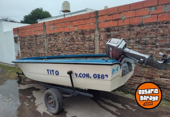 Embarcaciones - Lancha Pacu con motor Evinrude 35 - En Venta