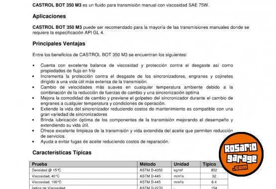 Accesorios para Autos - ACEITE TRANSM. AUTOMATICAS 6DCT GETRAG 75W X 1 LT. (CASTROL/GEELY) - En Venta