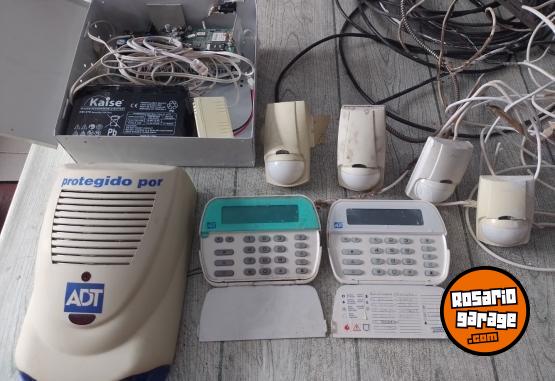 Hogar - VENDO KIT ALARMA DOMICILIARIA COMPLETA CON BATERIA 4 SENSORES 2 TABLEROS Y SIRENA - En Venta