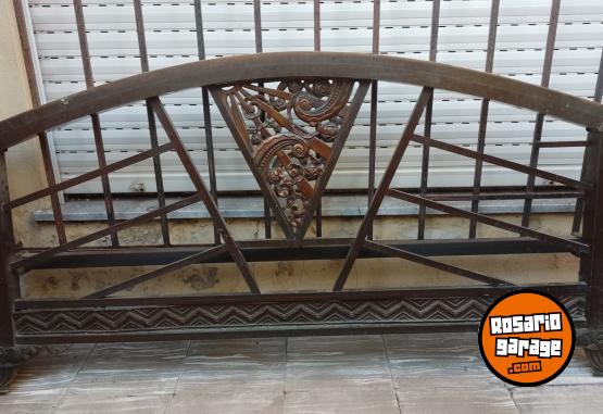 Hogar - ANTIGUA Y HERMOSA CAMA DE BRONCE 2 PLAZAS-1936 - En Venta