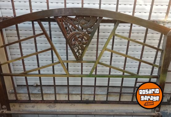 Hogar - ANTIGUA Y HERMOSA CAMA DE BRONCE 2 PLAZAS-1936 - En Venta