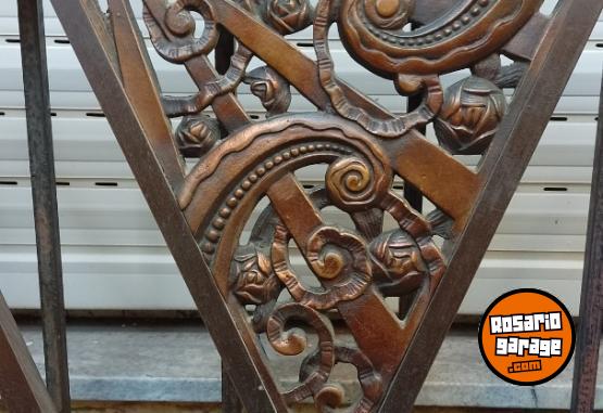 Hogar - ANTIGUA Y HERMOSA CAMA DE BRONCE 2 PLAZAS-1936 - En Venta