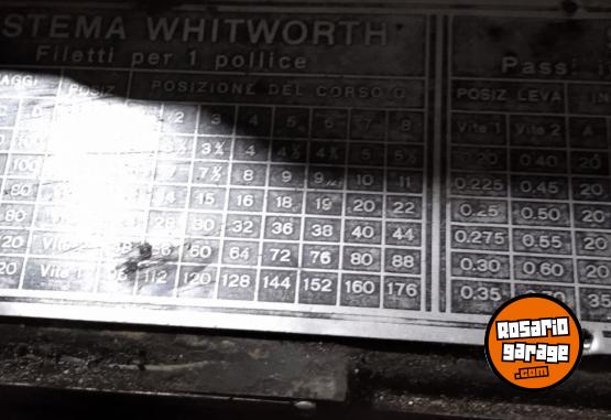 Herramientas - Torno Paralelo con Caja Norton para Roscas - En Venta