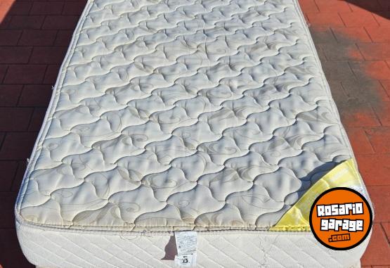 Hogar - Conjunto sommier una plaza - En Venta