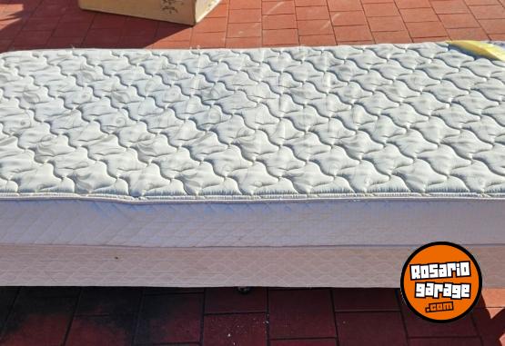 Hogar - Conjunto sommier una plaza - En Venta