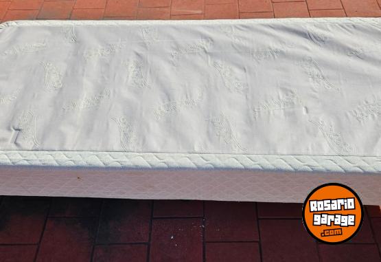 Hogar - Conjunto sommier una plaza - En Venta