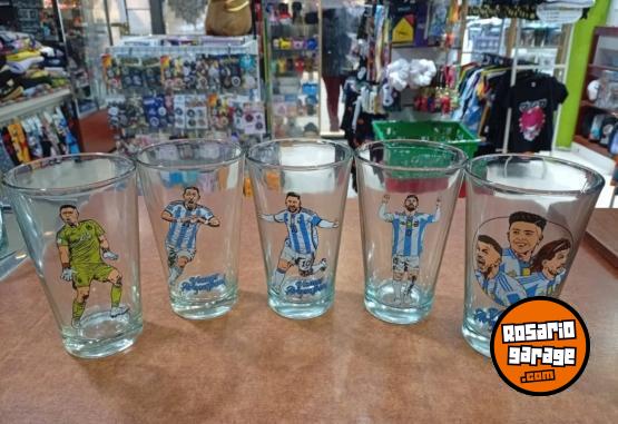 Hogar - Vasos vidrio retro Seleccion argentina- Dibujos animados - Series y mas de 100 modelos coleccionables - En Venta