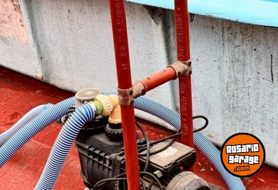 Hogar - Pileta fibra de vidrio Amrica  Fiberglass + bomba de limpieza + recipiente pastilla cloro - En Venta