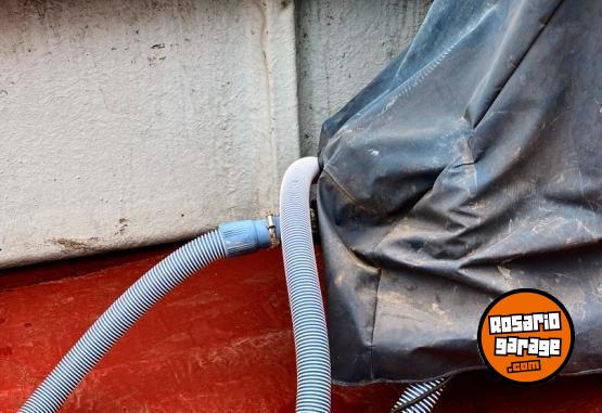 Hogar - Pileta fibra de vidrio Amrica  Fiberglass + bomba de limpieza + recipiente pastilla cloro - En Venta