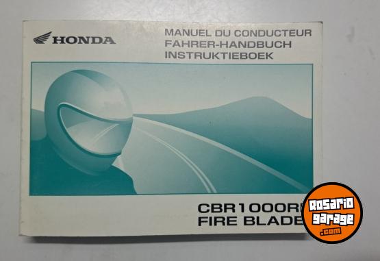 Accesorios para Motos - Manual de Usuario-Propitario honda cbr 1000RR FIREBLADE - En Venta