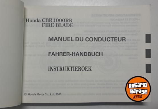 Accesorios para Motos - Manual de Usuario-Propitario honda cbr 1000RR FIREBLADE - En Venta