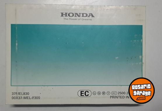 Accesorios para Motos - Manual de Usuario-Propitario honda cbr 1000RR FIREBLADE - En Venta