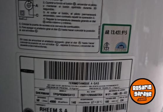 Hogar - TERMOTANQUE SHERMAN 50 LITROS 4000 CALORIAS - En Venta
