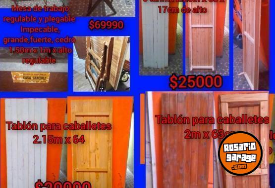 Hogar - LIQUIDOcama, guantes mma,campera talle 50, tablones,mesa de trabajo pileta, mesitas, cuadros, veladores, copas, repisas y lmpara colgante, - En Venta