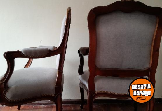 Hogar - Sillones antiguos estilo Luis XV tapizados a nuevo - En Venta