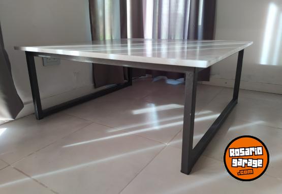 Hogar - Lquido!!! Mesa ratona con tapa de mrmol - En Venta
